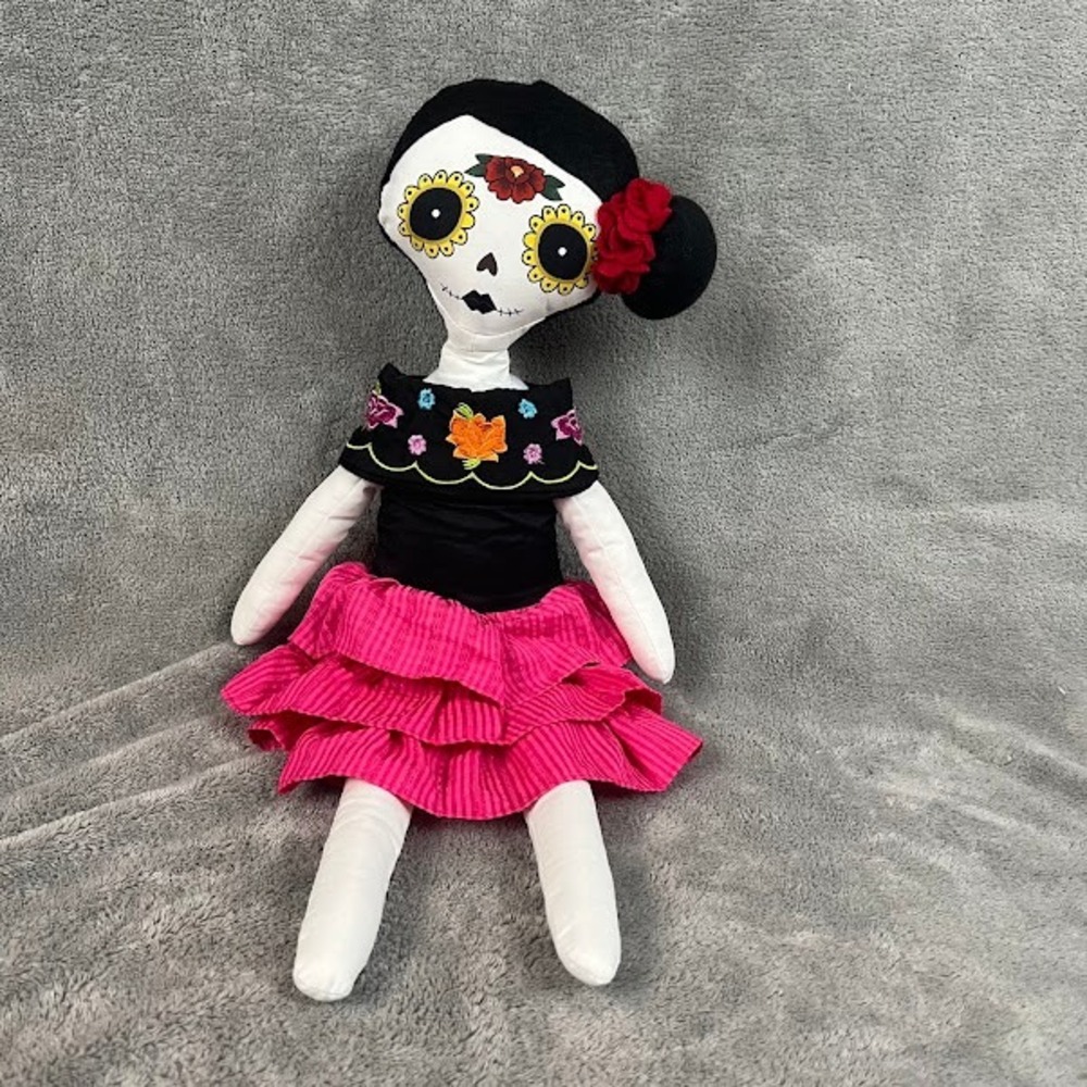 Debi Lilly Doll Maxican Day of the Dead Fiesta Weighted Collectible